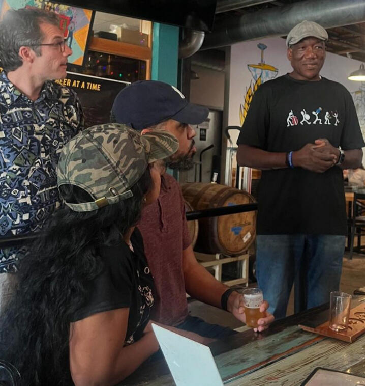 Brewmaster describes beers on tap Brewmaster describes beers on tap